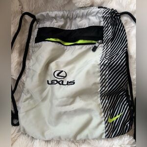Nike Golf Drawstring Bag with Lexus Logo
